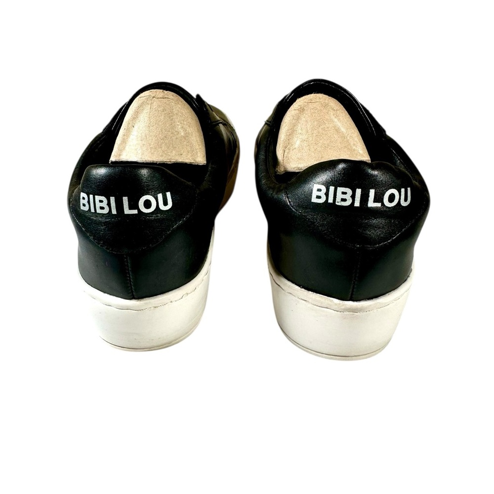 Bibilou Women's Black Leather Trainers Sneakers US 9 - Picture 8 of 9